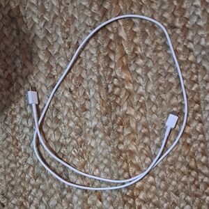 White USB-C to USB-C Charging Cable